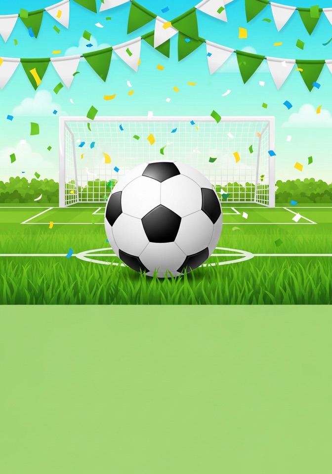 Soccer Birthday Party Invitations example — Leo’s Goal-den Birthday!